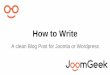 How to Write a Clean HTML Blog Post for your CMS