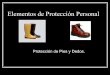 Elementos de protección personal zapatos