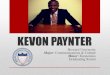 Kevon Paynter ePortfolio Career story