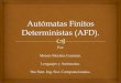 Aut³matas finitos deterministas (afd)