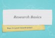 Research Basics Victorian