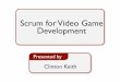 Scrum for Video Game Development