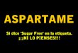 Alerta Salud : Aspartame