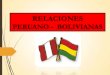 Relaciones peruano bolivianas