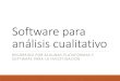 Software análisis cualitativo