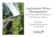 AMERMS Workshop 7: Microcredit and Crop Agriculture to Address Food Insecurity (PPT by John Kihia)