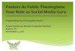 Pastor as Social Media Guru