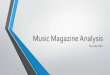 AS Media - Music magazine analysis