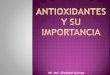 Antioxidantes y su importancia
