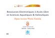 Ressources electroniques   acc¨s libre en sciences aquatiques & halieutiques- Open access week 2013 tunisia