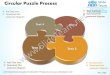 Business power point templates circular puzzle process theme sales ppt slides
