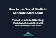 Using social media to generate leads 2014