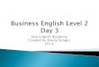 Business English Intermediate Level
