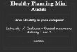 Healthy Planning Mini Audit - How healthy is your campus?