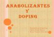 Anabolizantes y doping