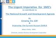 Urgent imperative for SME's to contribute to the national growth and development agenda
