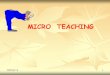 Micro  teaching