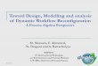 Toward Design, Modelling and Analysis of Dynamic Workflow Reconfiguration: a Process Algebra Perspective