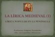 La lírica medieval (i)