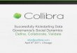 Successfully Kickstarting Data Governance's Social Dynamics: Define, Collaborate, Validate