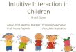 Intuitive Interaction in Children