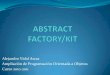 Abstract factory. presentación