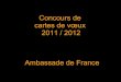 Concours de cartes de voeux France 2012