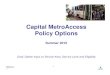 MetroAccess Policy Options Outreach