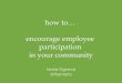 Maria Ogneva - How To Encourage Employee Participation In Your Community