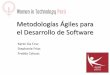 Metodologías ágiles para el desarrollo de software