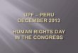 Human rights day 2013 peru