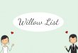 Willow List - Boyd Venture Fund