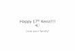 Happy 17th kenzi!!!