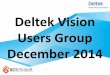 Year-End Processing with Deltek Vision | Q4 2014 Vision User Group