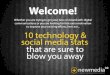 10 Technology & Social Media stats that will blow you away