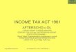 Income Tax Act 1961 18 November