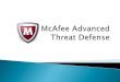 McAfee Advance Theats Defense