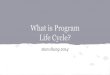 Academic Program Life Cycle vs Program Prioritization by Stan Chung