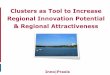 Clusters as tool to increase regional attractiveness