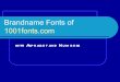 Brandname Fonts of 1001fonts.com