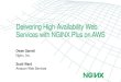 Delivering High-Availability Web Services with NGINX Plus on AWS