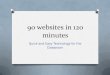 50 websites in 60 minutes