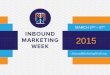 Inbound Marketing Week 2015 [#IMW15]