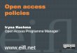 Open access policies