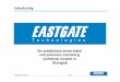 Eastgate Promotion