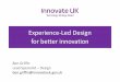 B.griffin, innovate uk   experience-led design