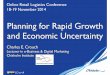 Planning for Rapid Growth and Economic Uncertainty