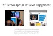 2nd Screen Apps & TV News Engagement