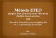 Metodo ETED - Situación Simulada