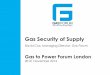 Gas security of supply   gas forum nov 2014